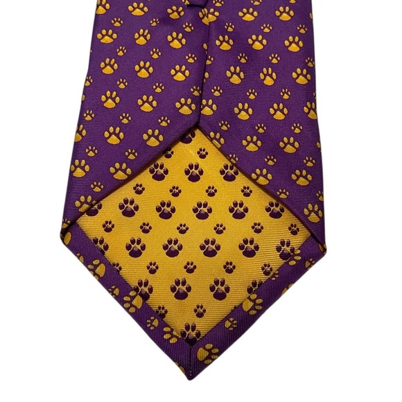 BOYS Silk NOLA Couture LSU Tigers Necktie - Picture 3 of 5